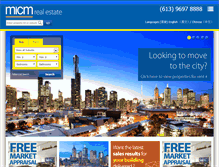 Tablet Screenshot of micm.com.au
